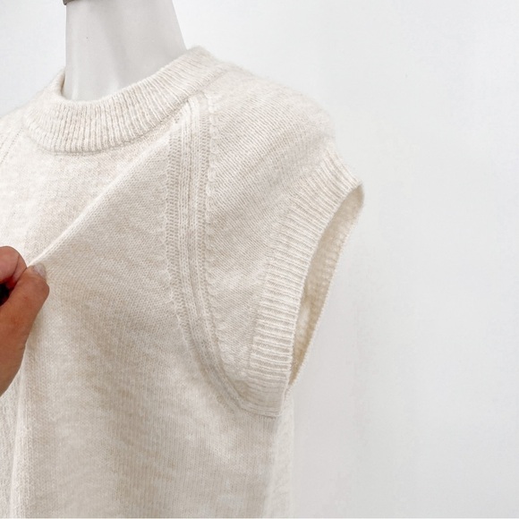 Vero Moda Women's Vigga Sleeveless O Neck Vest Dress in Birch - Picture 4 of 6